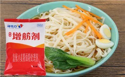鸡肉虾仁炒面的制作步骤,海韦力增筋剂