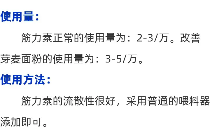 筋力素使用量