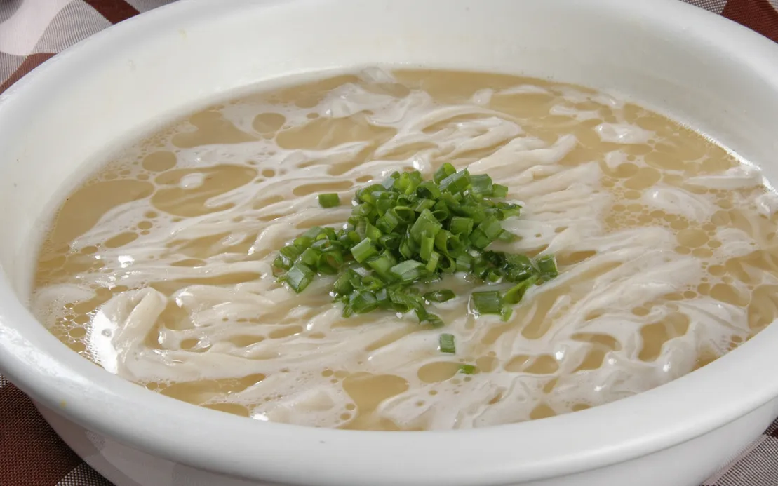 口蘑豆腐汤面的做法步骤