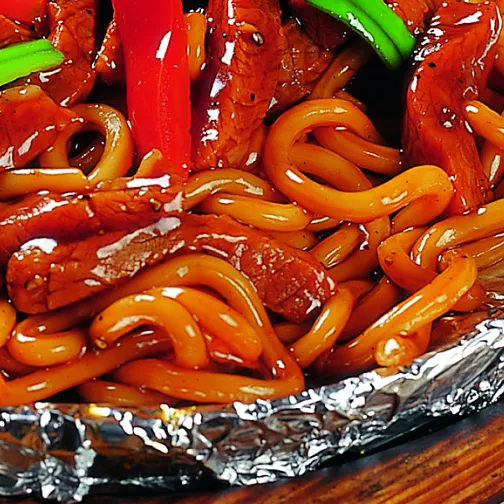 鸡肉虾仁炒面的做法步骤