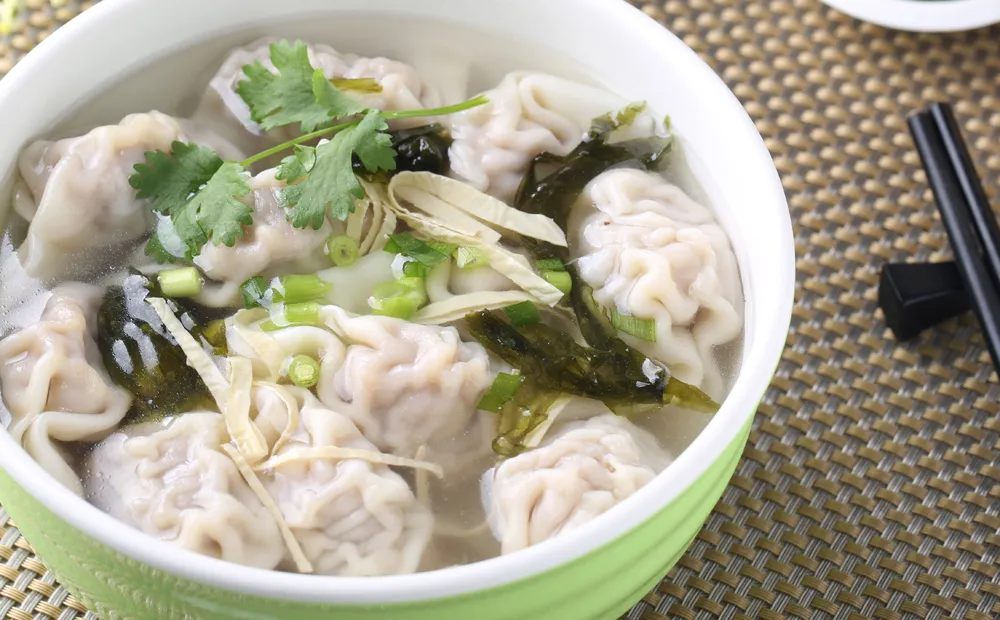 鲜肉蒸馄饨