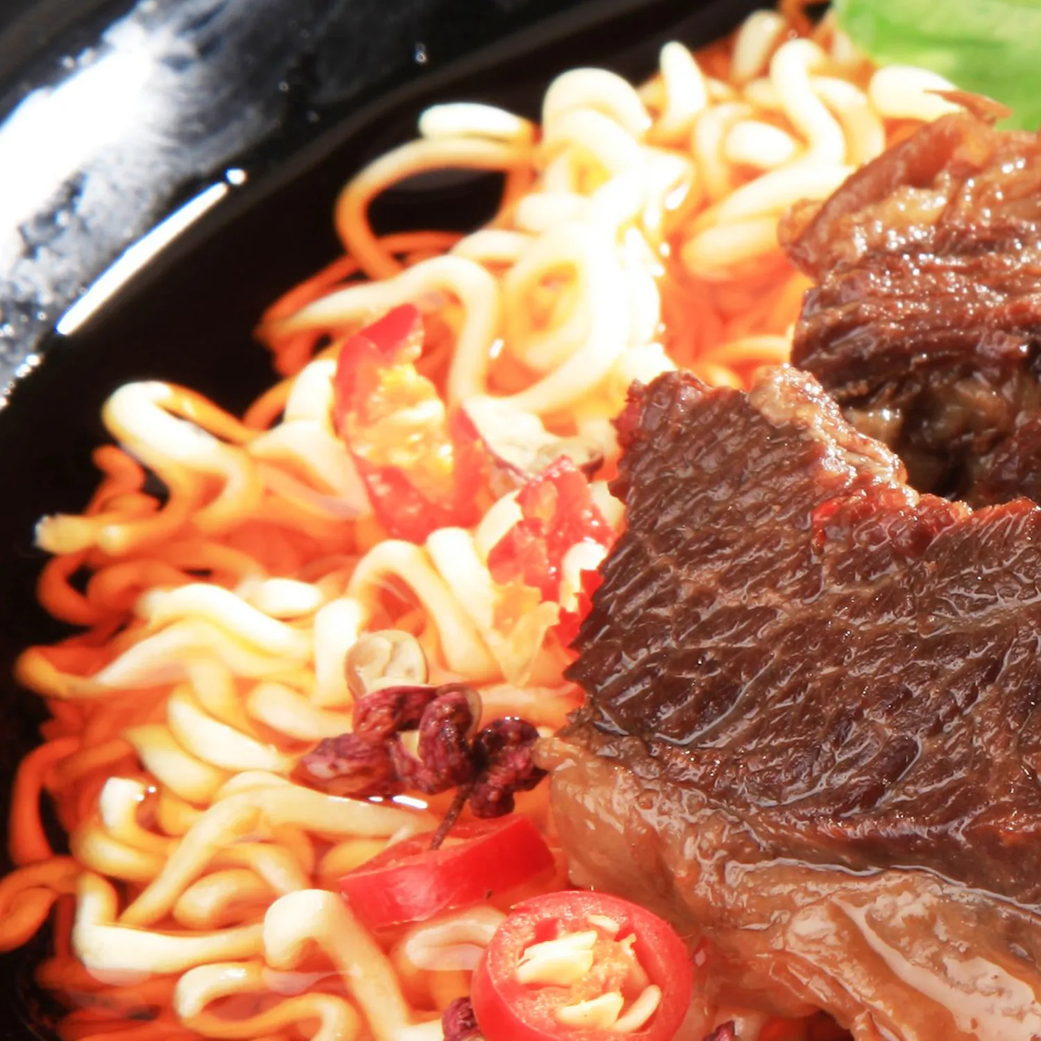 腊肉蛋拌面
