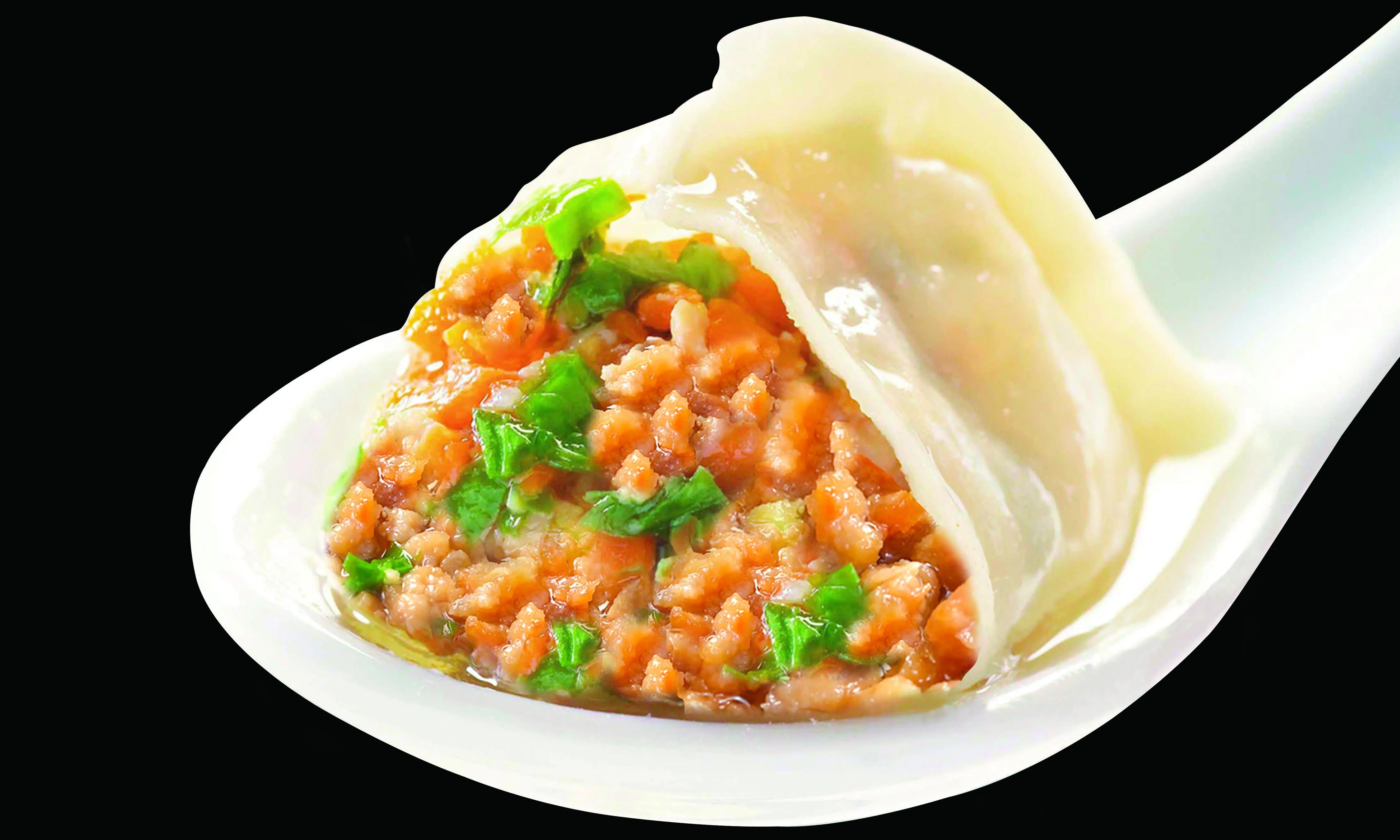 花瓜鸡肉蒸饺