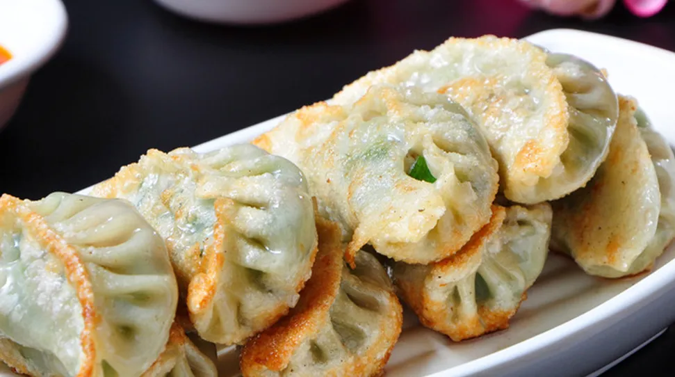 韭菜牛肉蒸饺