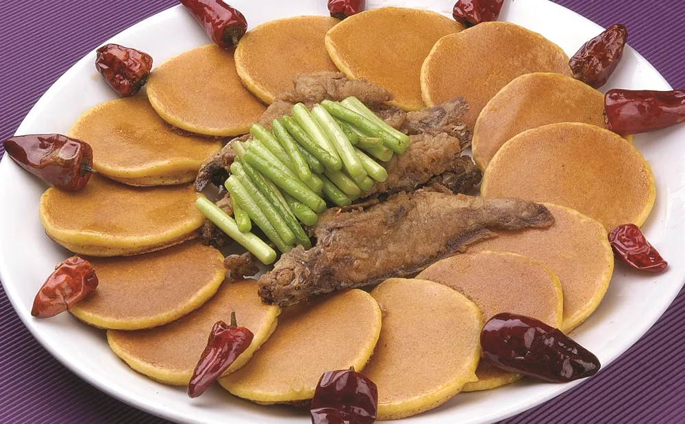 炒玉米饼