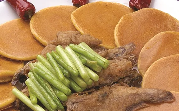熏肉油酥饼