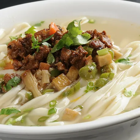 鲜菇龙须面