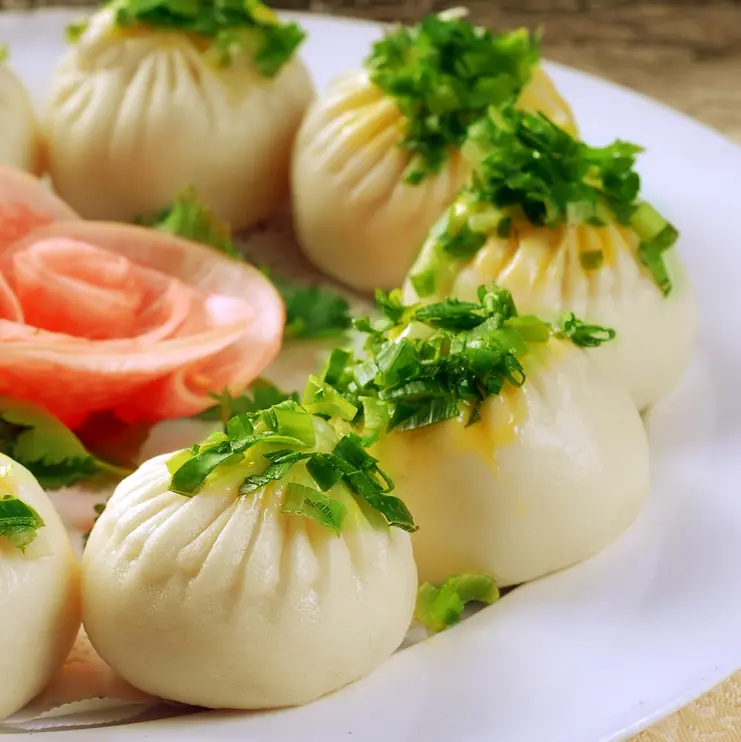 腌菜豆干包子 腌菜豆干包子
