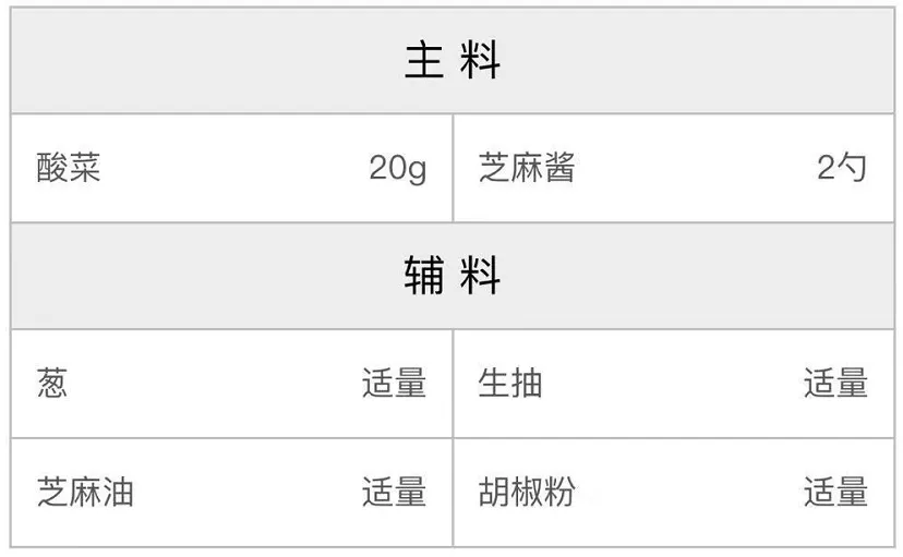 泡菜热干面配方 泡菜热干面配方