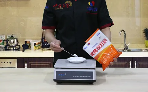 发面馅饼发酵泡打粉的使用说明,称量发酵泡打粉