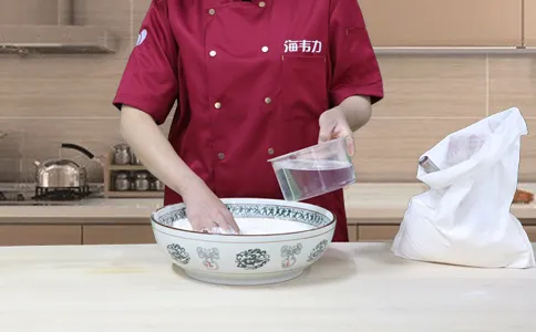 肉夹馍面饼发酵泡打粉的的使用说明,和面