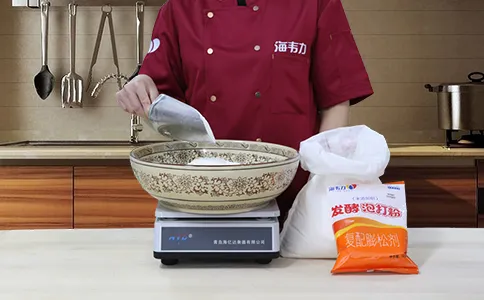 杂粮发糕发酵泡打粉的使用说明,称量干粉