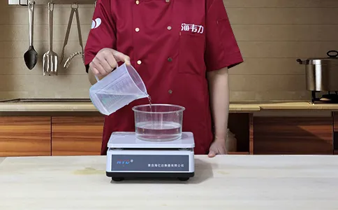 杂粮发糕发酵泡打粉的使用说明,称量水