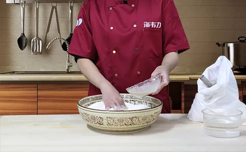 杂粮发糕发酵泡打粉的使用说明,和面方法