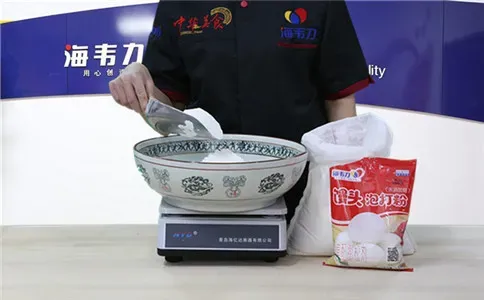 甜馒头泡打粉的使用说明,称量面粉