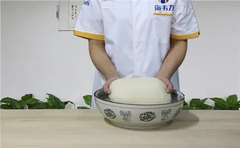 包子泡打粉的使用说明,和成光滑的面团（图六）