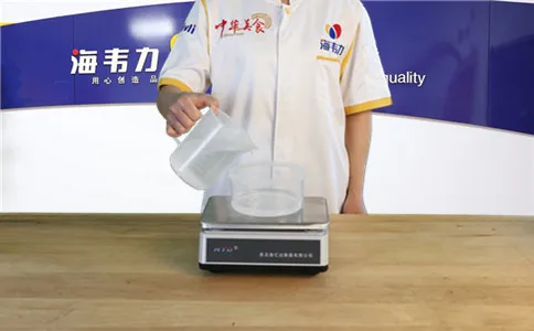 烩面坯和面的用水量说明,称量水