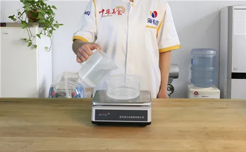 拉面和面的用水量说明,称量水