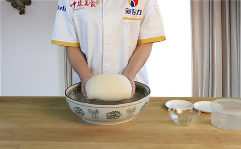 油条合成光滑面团