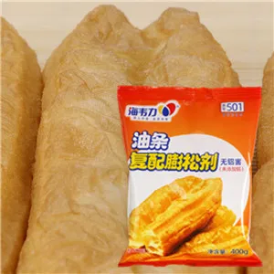 海韦力油条膨松剂,无铝油条膨松剂的和面水温的用法介绍
