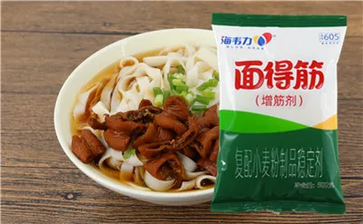 海韦力面得筋,虾饺子