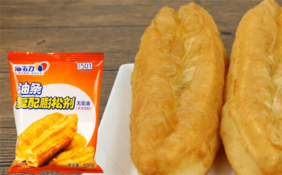 海韦力快速油条膨松剂,茴香油条做法
