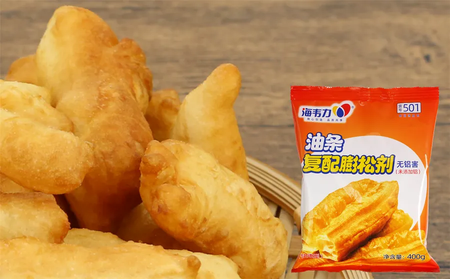 快速无铝油条膨松剂,茴香小油条的怎么做