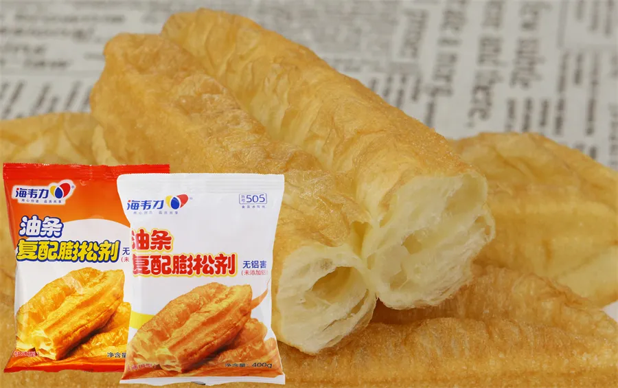 无矾通用油条膨松剂,油饼子的做法
