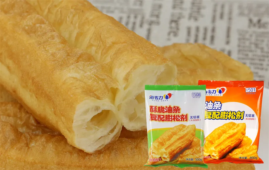 无矾酥脆油条膨松剂,不加白矾的油条做法