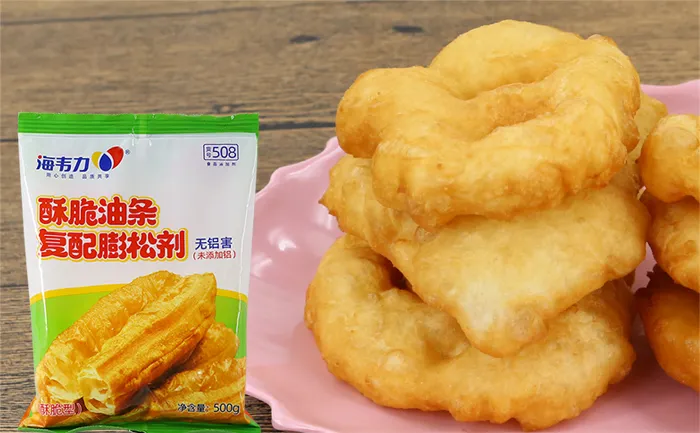海韦力酥脆无铝油条膨松剂,速冻油条的做法