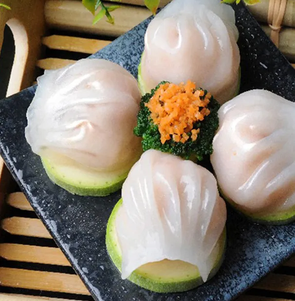 青椒猪肉蒸饺