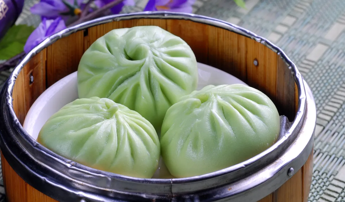 韭菜肉馅包子