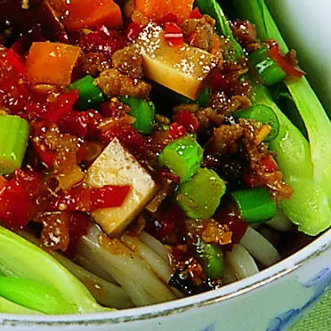 酸菜肉末打卤面