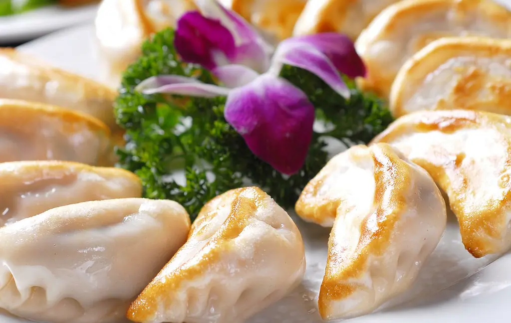 四季豆虾仁饺子