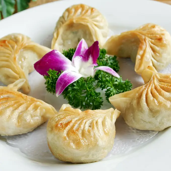 玉米面萝卜蒸饺