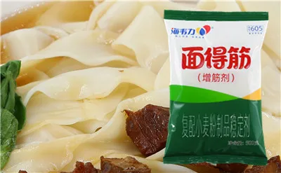海韦力面得筋,烩面改良剂的使用说明_吃烩面视频_河南烩面做法和配料 