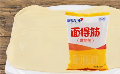 煎饺子的做法,海韦力面得筋