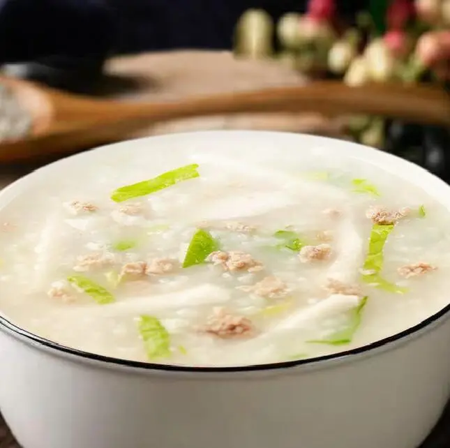 韭菜虾仁粥的做法
