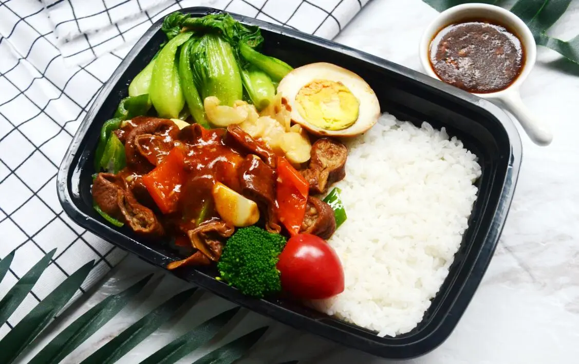香菇手撕鸡饭
