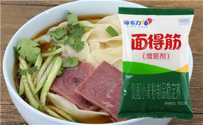 面得筋,饺子皮专用改良剂的使用方法_东北饺子