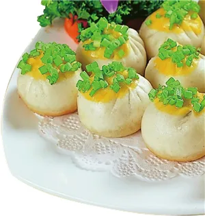 蛋黄麻糬包的做法