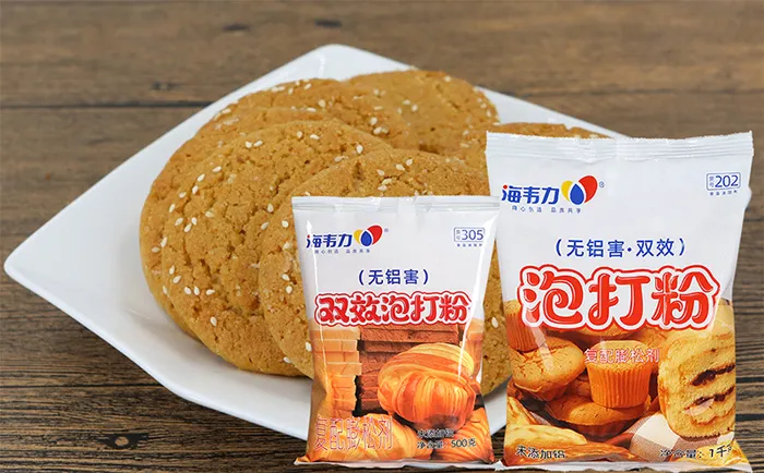 海韦力双效泡打粉,玉米面瓜子仁饼干的制作步骤