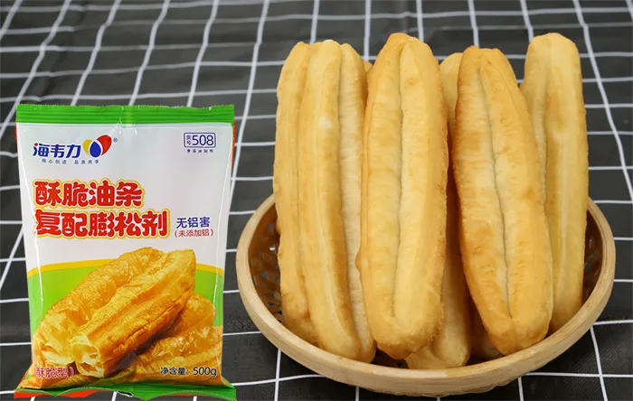 海韦力酥脆油条膨松剂,火锅油条的做法步骤