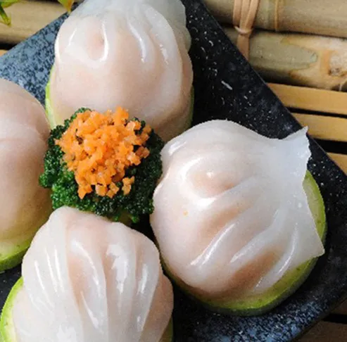 韭菜蒸饺