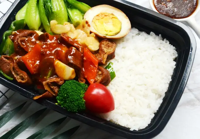 五彩素炒饭的做法步骤