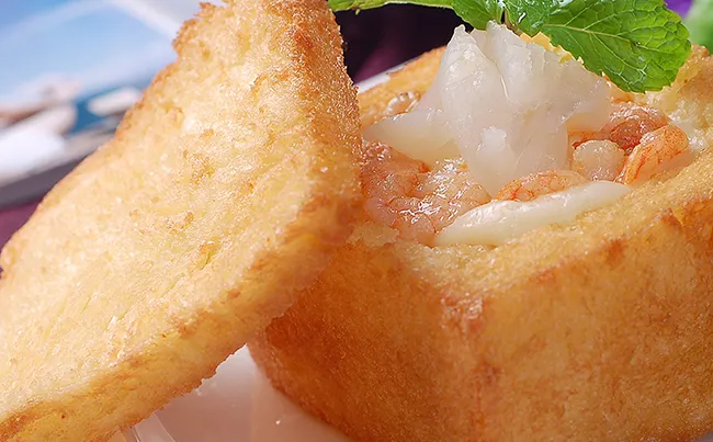 奶油野菇吐司
