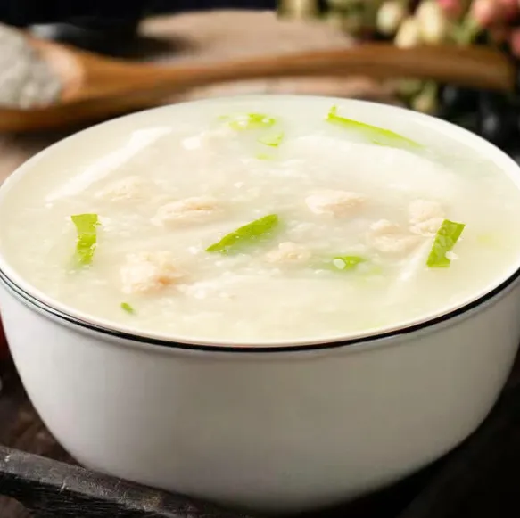 口蘑香菇鸡肉粥的做法步骤