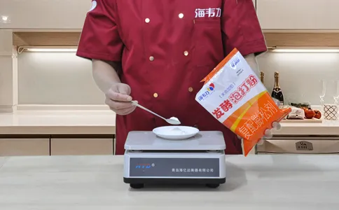 肉夹馍面饼发酵泡打粉的使用方法,称量发酵泡打粉