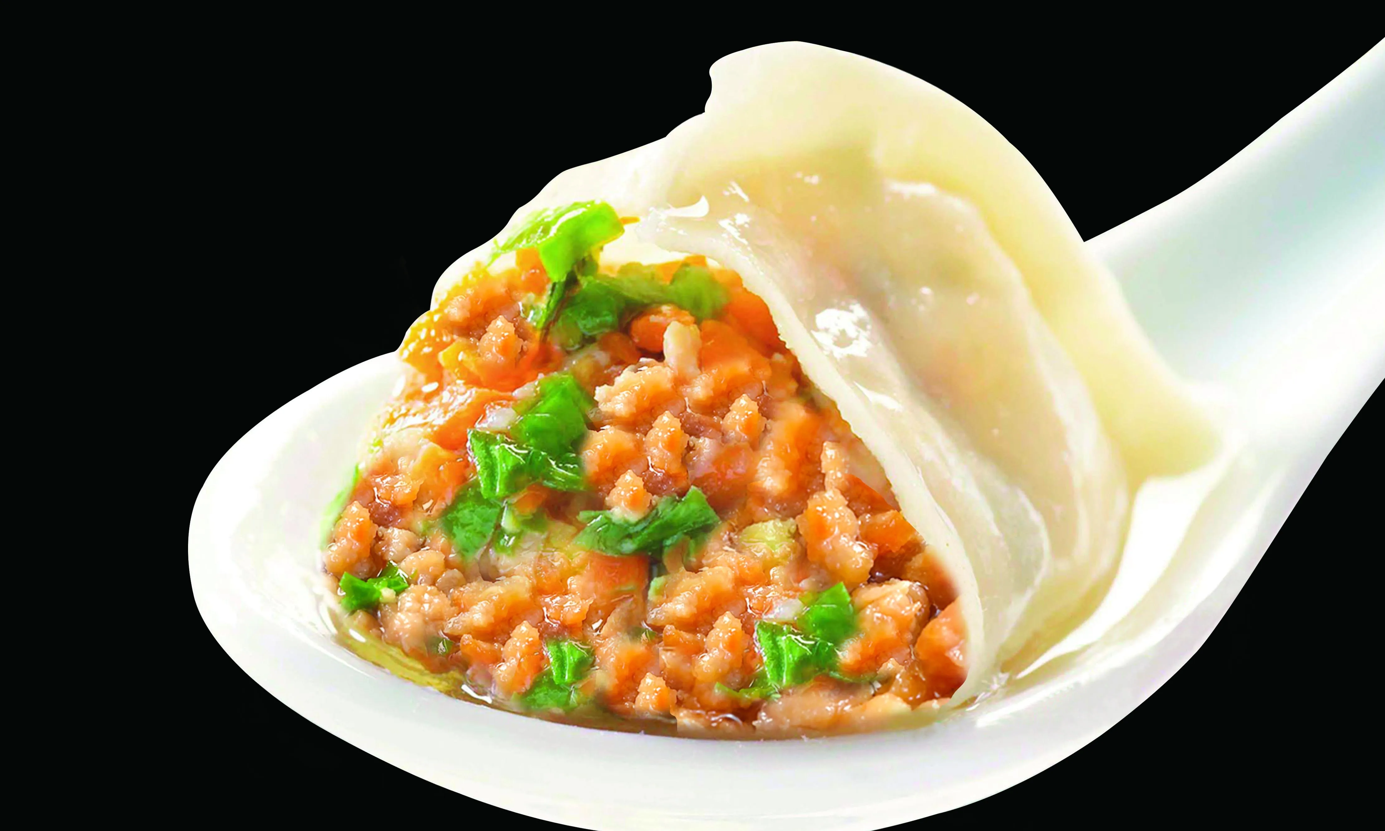 鲍鱼鸡粒饺的做法步骤