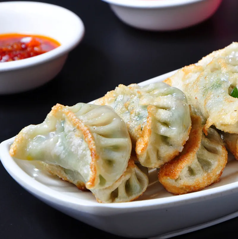 香椿素菜馅煎饺的做法步骤